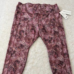 Athleta Women's Ultimate Stash Textured 7/8 Tight Rose Dot Graphic XXXL NWT